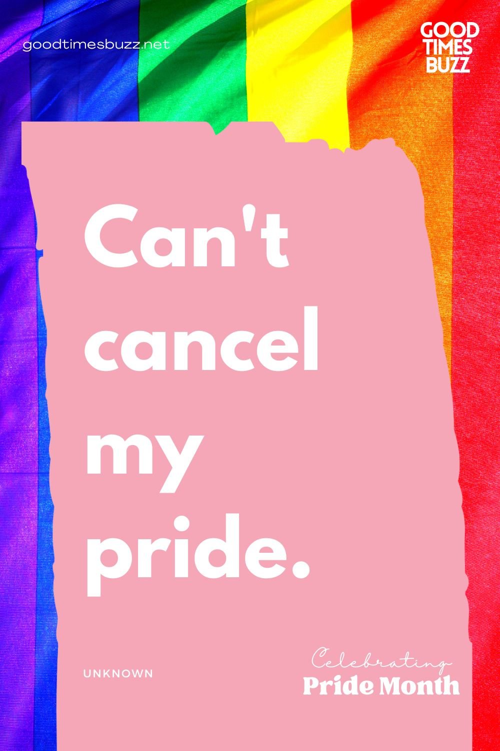 can't cancel my pride quotes