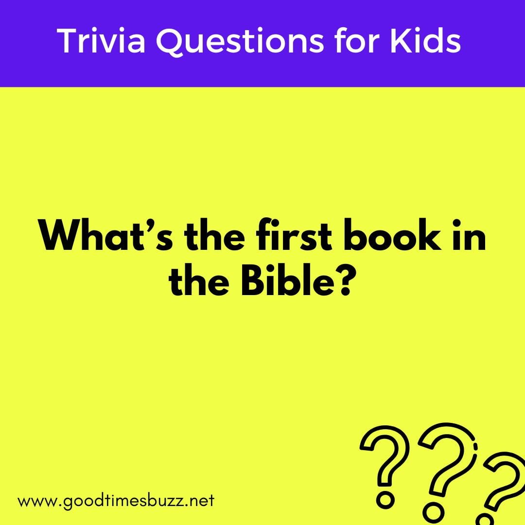 which is the first book in the Bible