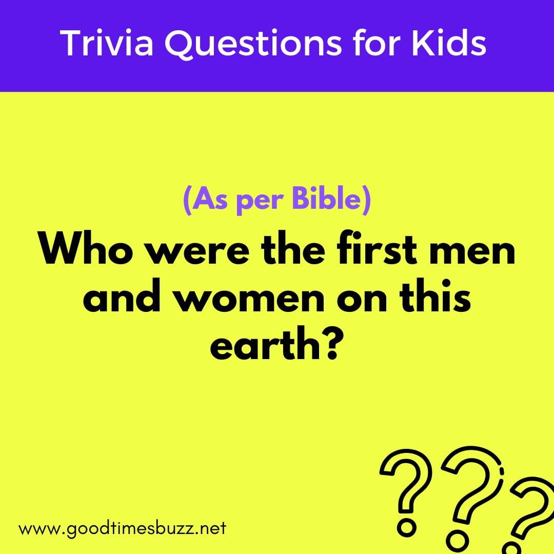 who were the first men and women on earth