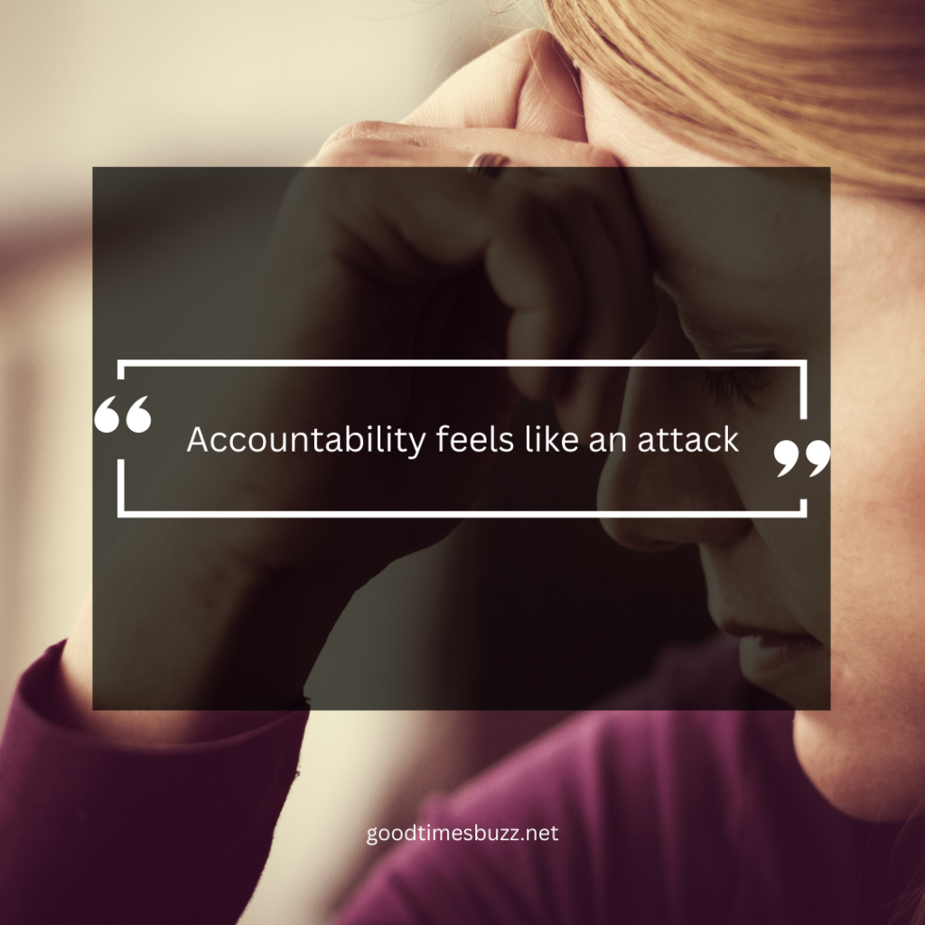 accountability feels like an attack