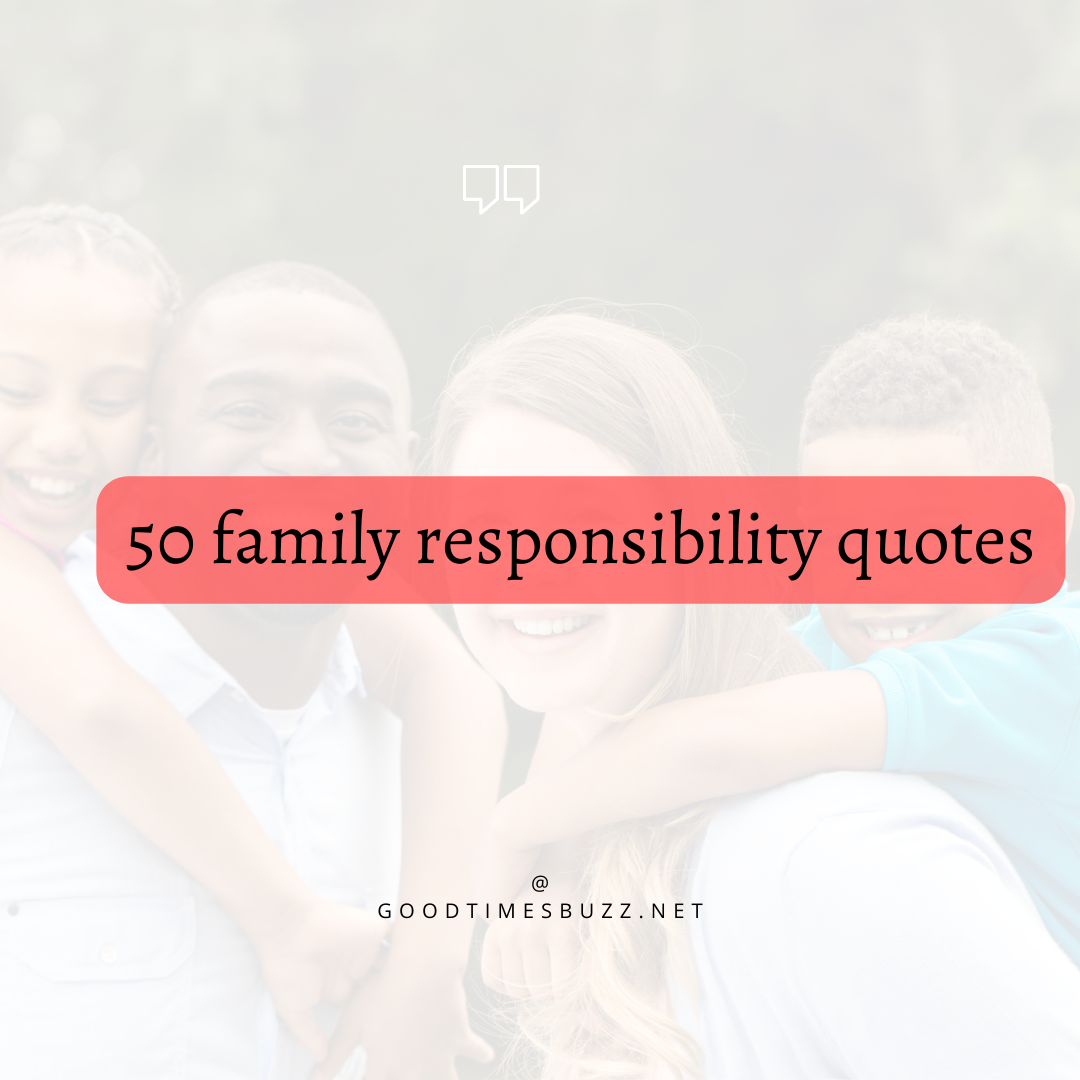 essay on family responsibility