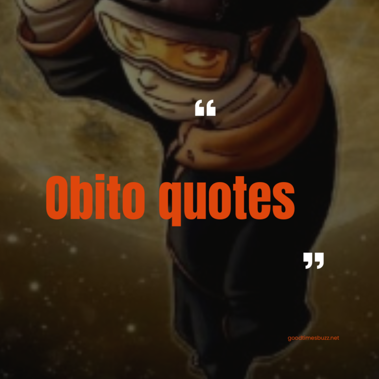 10 Obito Quotes: Inspirational Sayings from the Naruto Series