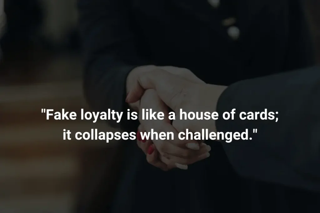 Fake Loyalty Quotes