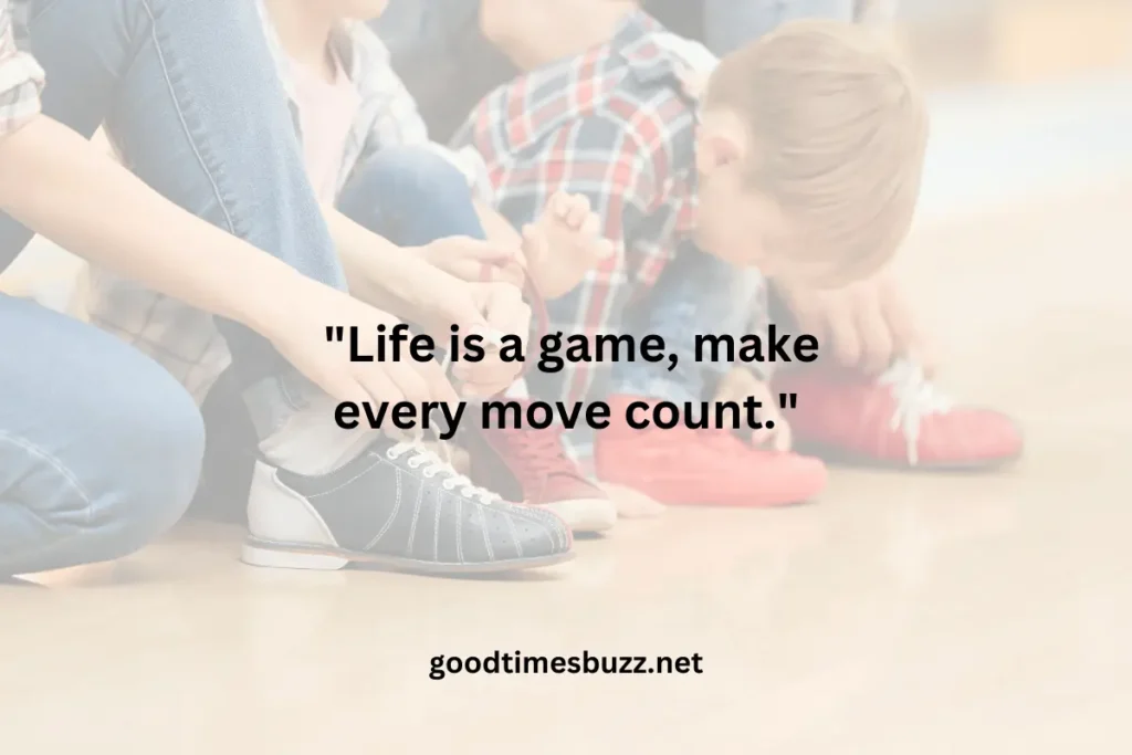 life is a game quote