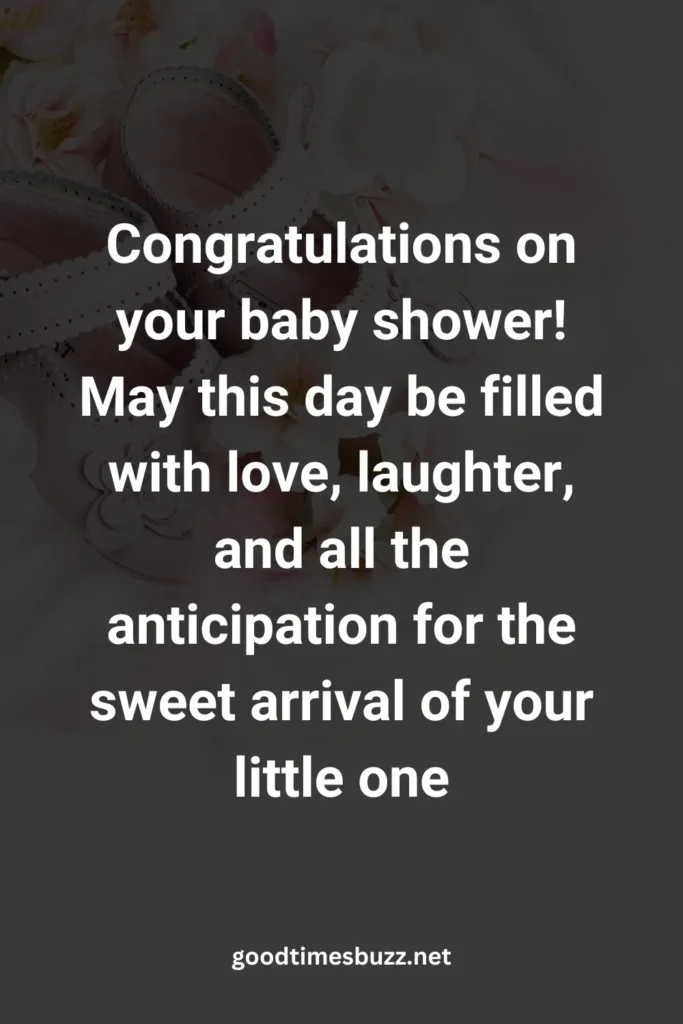 congratulations message for baby shower
