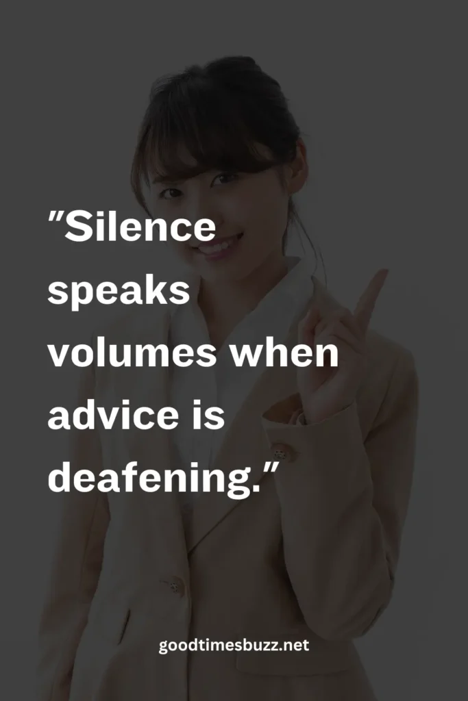 stop giving advice quotes